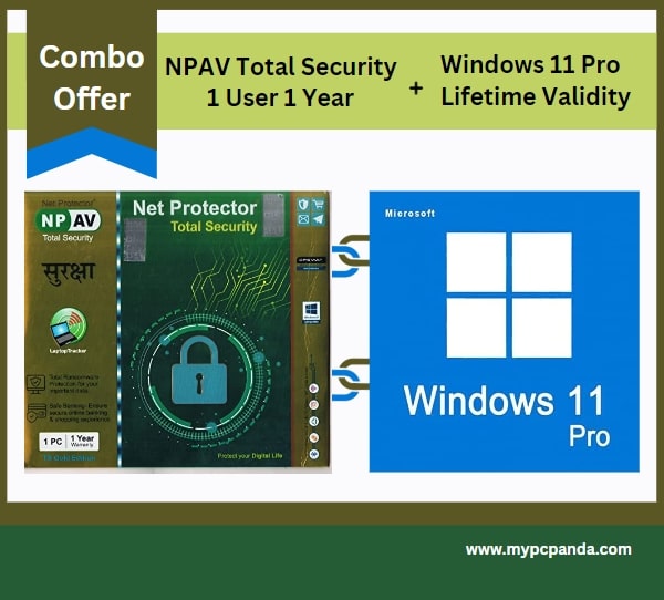 Net Protector Total Security 1 user 1 Year + Win 11 Pro 1 User